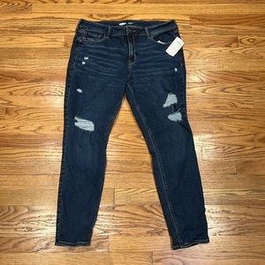 Old navy rockstar super skinny mid-rise jeans size 14 new with tags